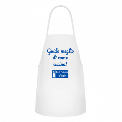 Grembiule "Guido meglio di come cucino"